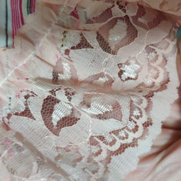 6 tiered ruffled dresss smocked last a sized top shoulders can be worn on or off - Picture 3 of 8